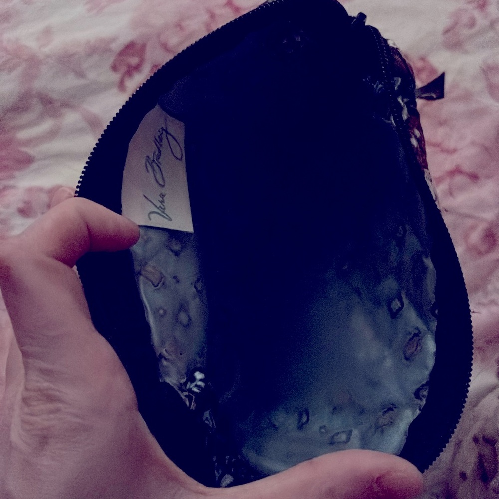 Vera Bradley Retired Java Blue Small Makeup Case,… - image 3